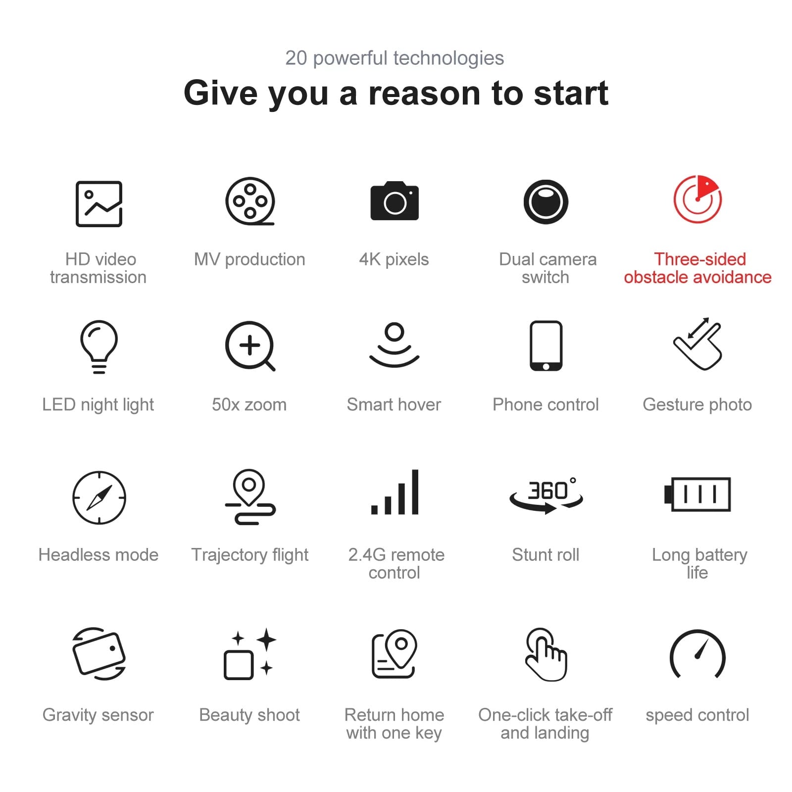 BEEPRINCESS Drone with 4K HD Dual Camera for Adults Kids, RC Quadcopter with 2 Modular 1800mAh Batteries for 30 Mins Long Flight