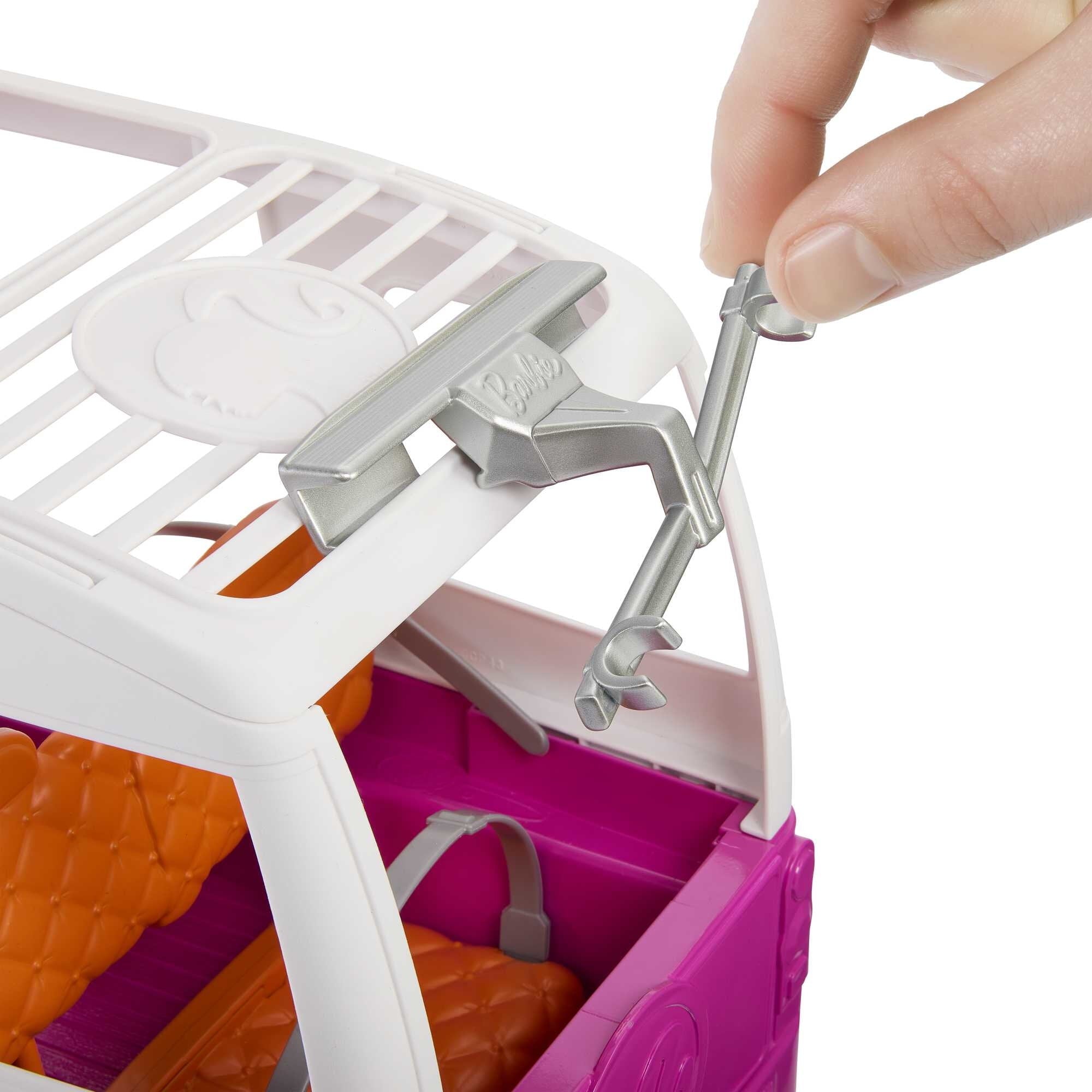 Barbie Doll, Mountain Bike, Barbie Car Bundle with Pink Jeep [Walmart Exclusive]