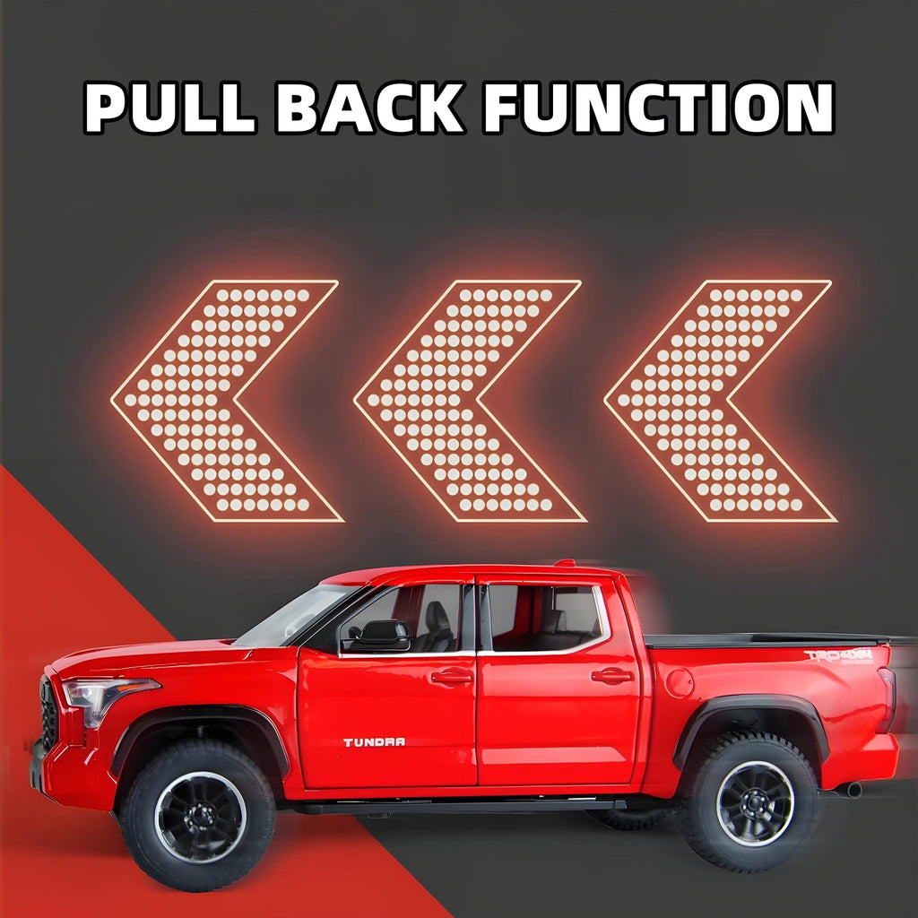 Anmyjuly 1/24 Scale Pickup Truck Toy Car Metal Die-Casting Model,Suitable for Boys as a Gift,Red