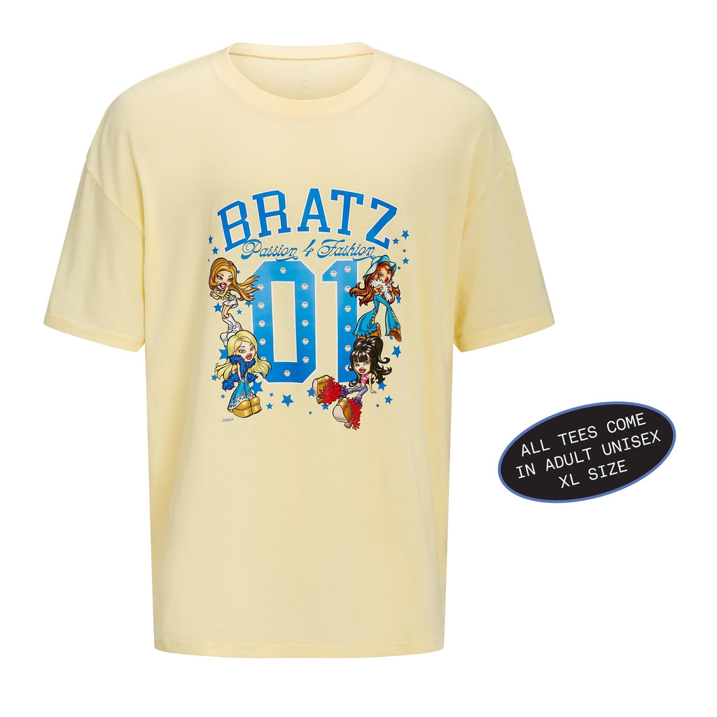 Bratz Stylin' Sasha Fashion Doll with Customizable T-Shirt for You and Accessories