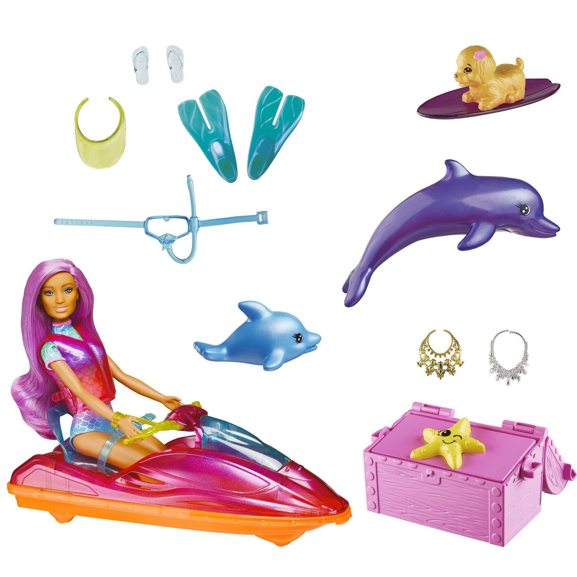 Barbie Beach Doll with Jet Ski and Water Sport Accessories \[Walmart Exclusive\]