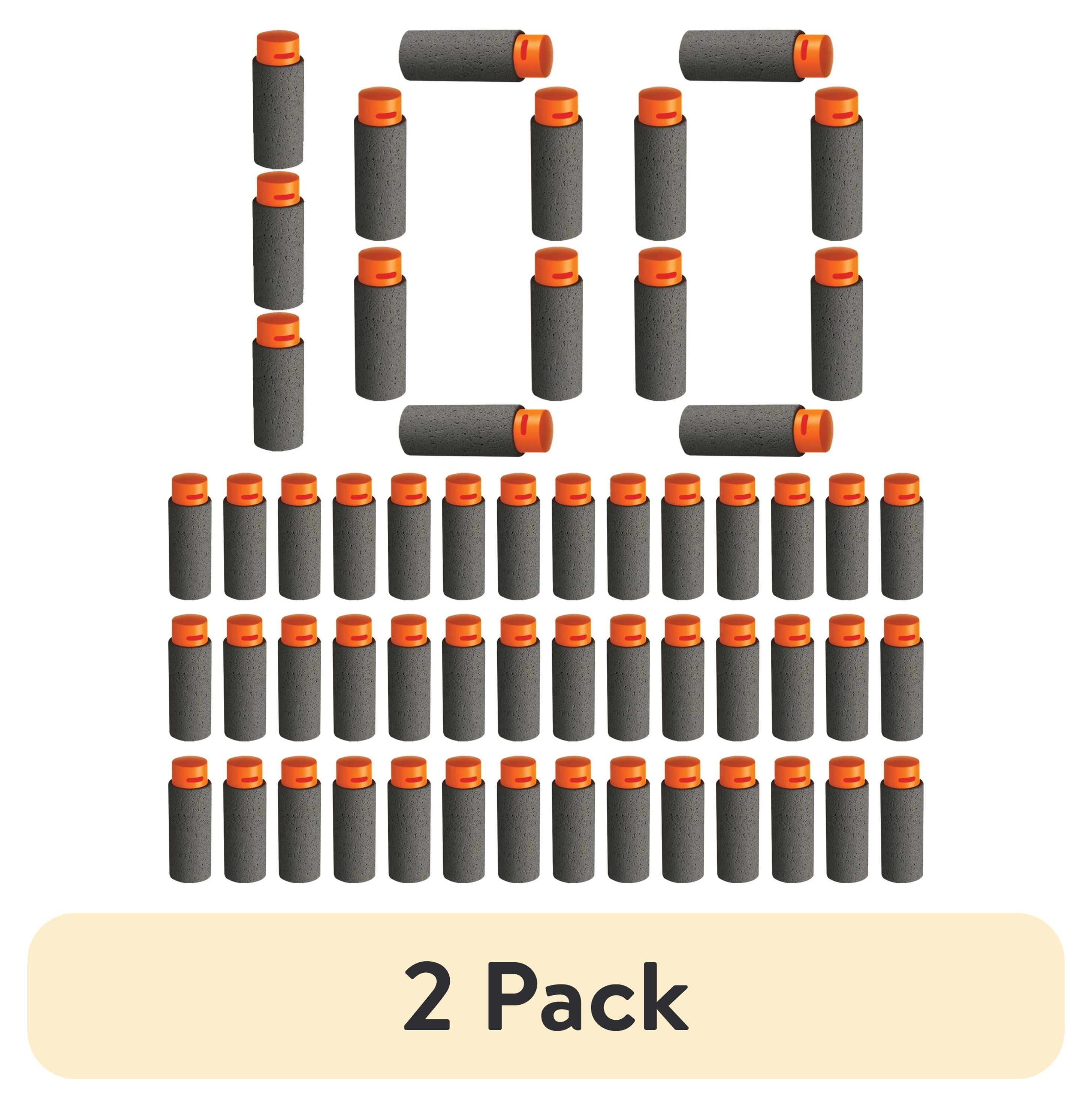(2 pack) Adventure Force Tactical Strike 100 Half-Length Pro Foam Dart Blaster Refill, Shoots over 125 ft, Compatible with Most Pro Blasters, 14+