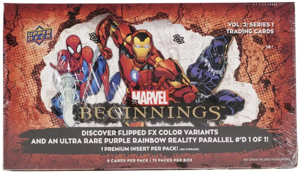 2022 Upper Deck Marvel Beginnings: Volume 2 Series 1 Trading Card Box