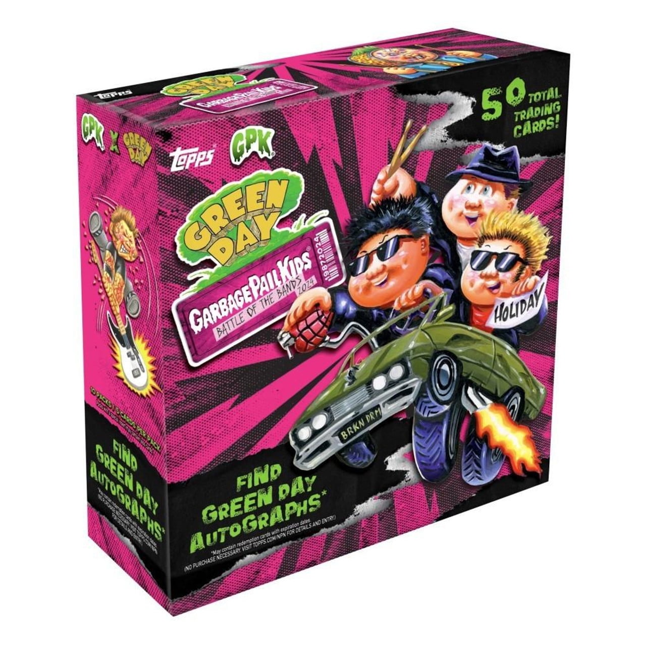 2024 Topps Garbage Pail Kids Battle Of The Bands: Green Day Hobby Box - ( Trading Cards)