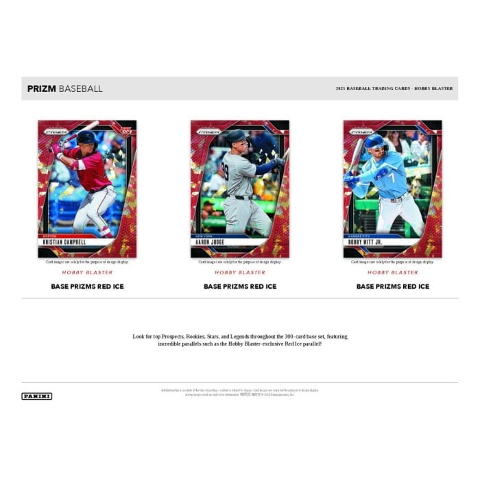 2025 Panini Prizm Baseball Hobby Blaster Box (Red Ice)