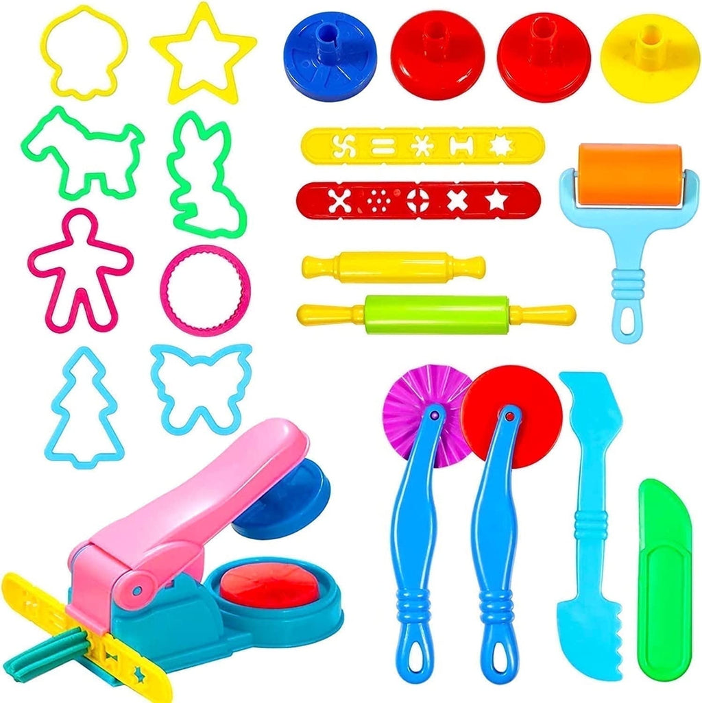 22 Pcs Play Dough Tools Kit, Playdough Pack Sets for Kids Ages 3-4, Birthday Party Favors, Toys for Girls 3 4 5 6 Years