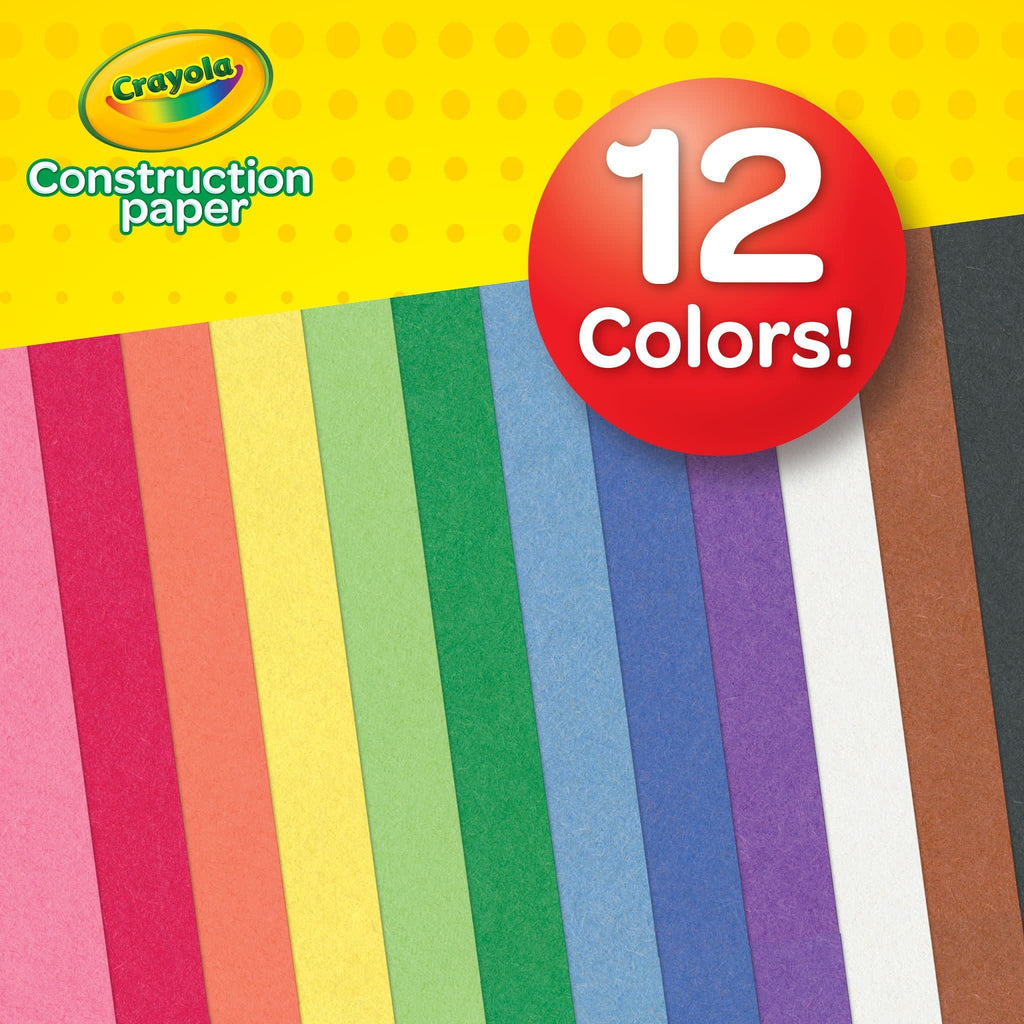 Crayola Construction Paper, 9in x 12in