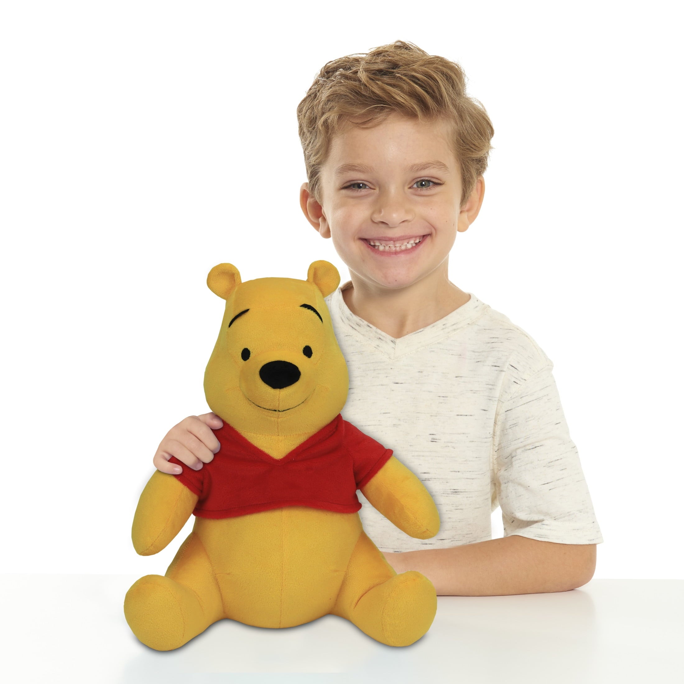 Disney Classics Friends Large 12.7-Inch Plush Winnie the Pooh, Ages 2 +