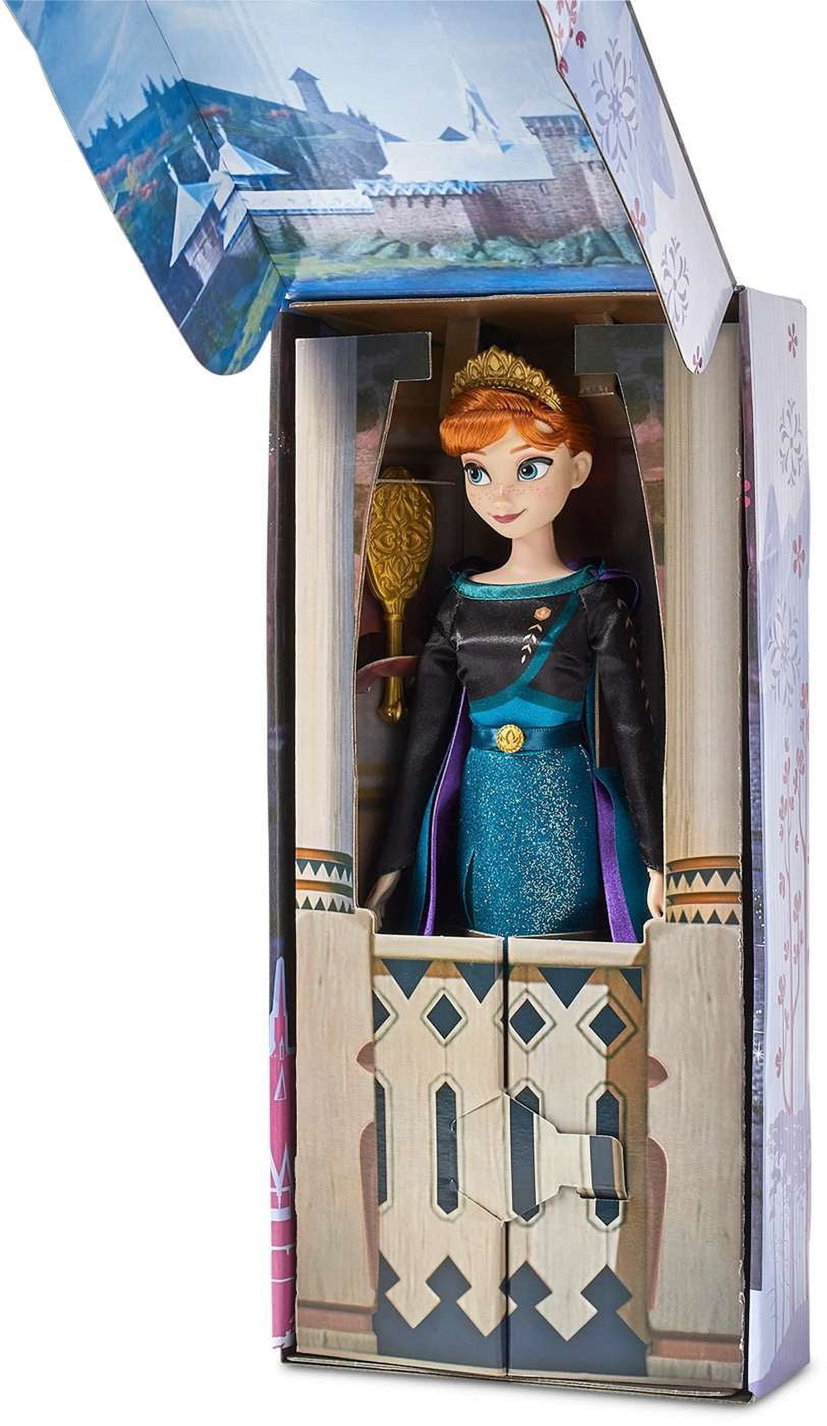 Disney Classic Doll Anna 11.5'' H with Glittering Costume and Accessories