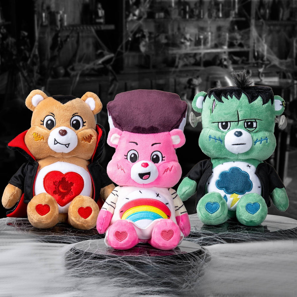 Care Bears Universal Monsters Fun Size Plush - Cheer Bear as the Bride of Frankenstein
