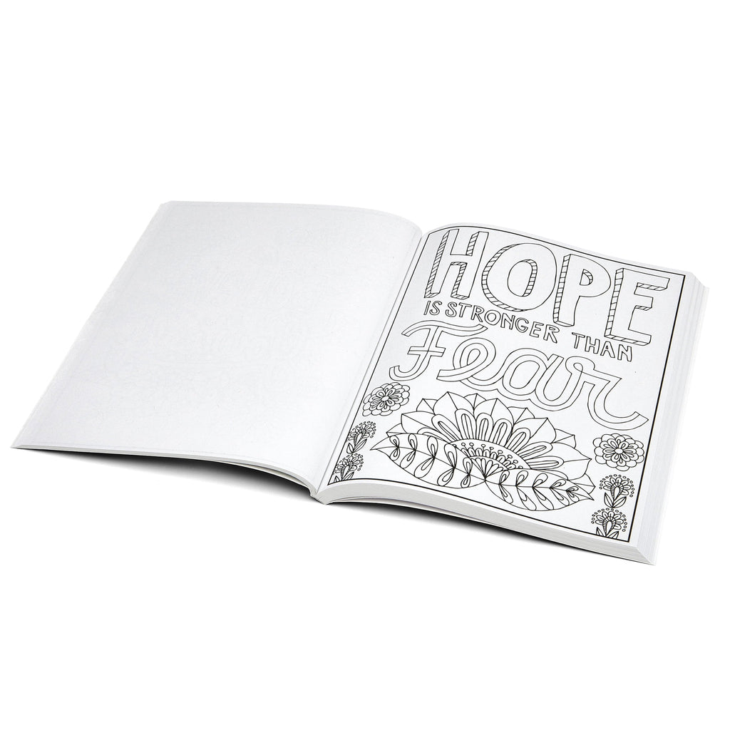 Cra-Z-Art: Timeless Creations, Words of Wonder New Adult Coloring Book, 64 Pages