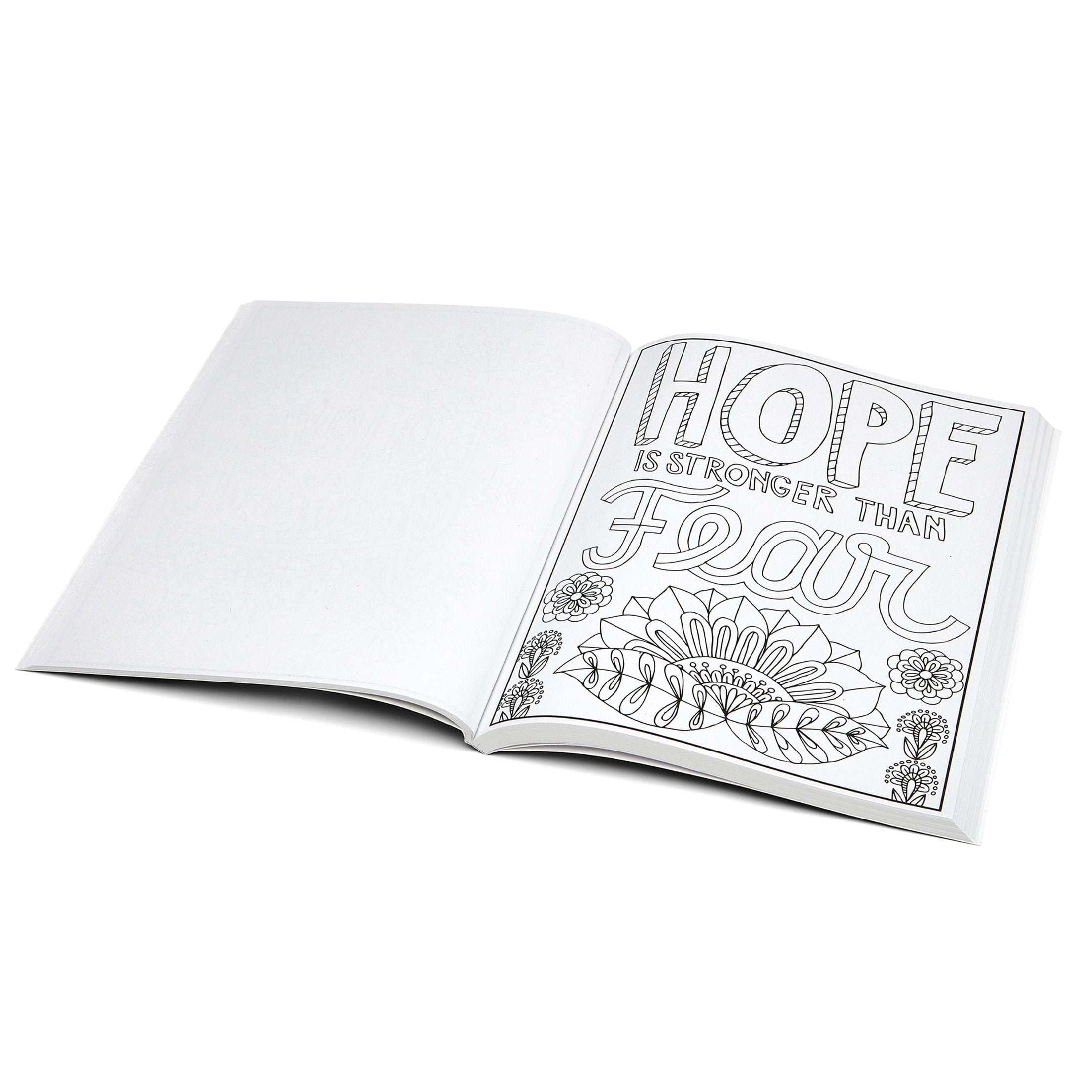 Cra-Z-Art: Timeless Creations, Words of Wonder New Adult Coloring Book, 64 Pages