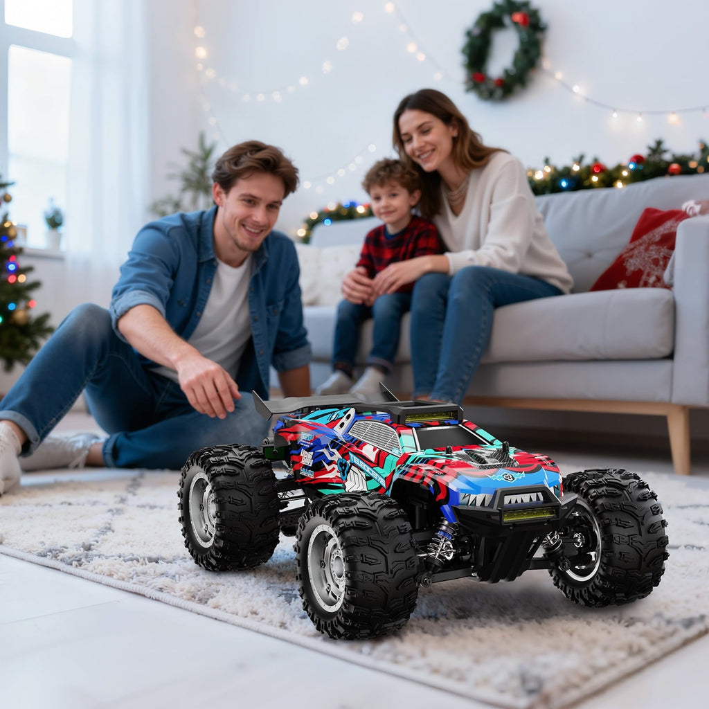 AUOSHI 2025 Professional Racing RC Cars for Adults with ESP Brushed Motor, 70+KM/H(45MPH) Top Speed,4X4 Hobby Off-Road,1:10 Remote Control CarT with Oil Filled Shocks