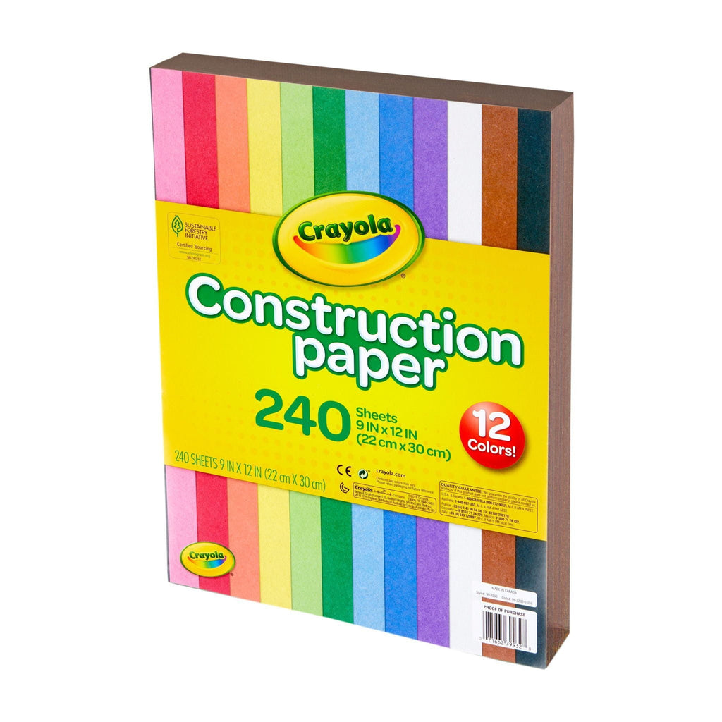 Crayola Construction Paper, 9in x 12in