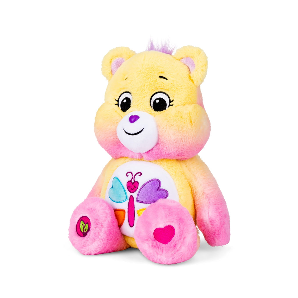 Care Bears 14" Calming Heart Plush Bear - Soft Huggable Eco-Friendly Material!