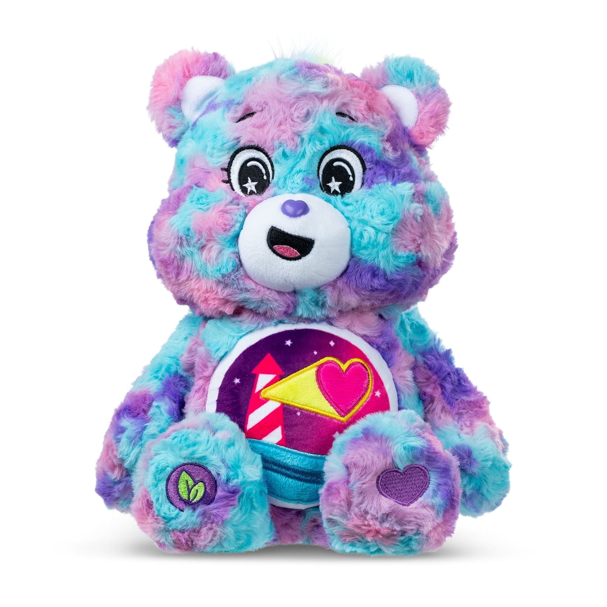 Care Bears - 14" Medium Plush - Color Splash Collection - Loveshine Bear , Ages 4 Year and Up
