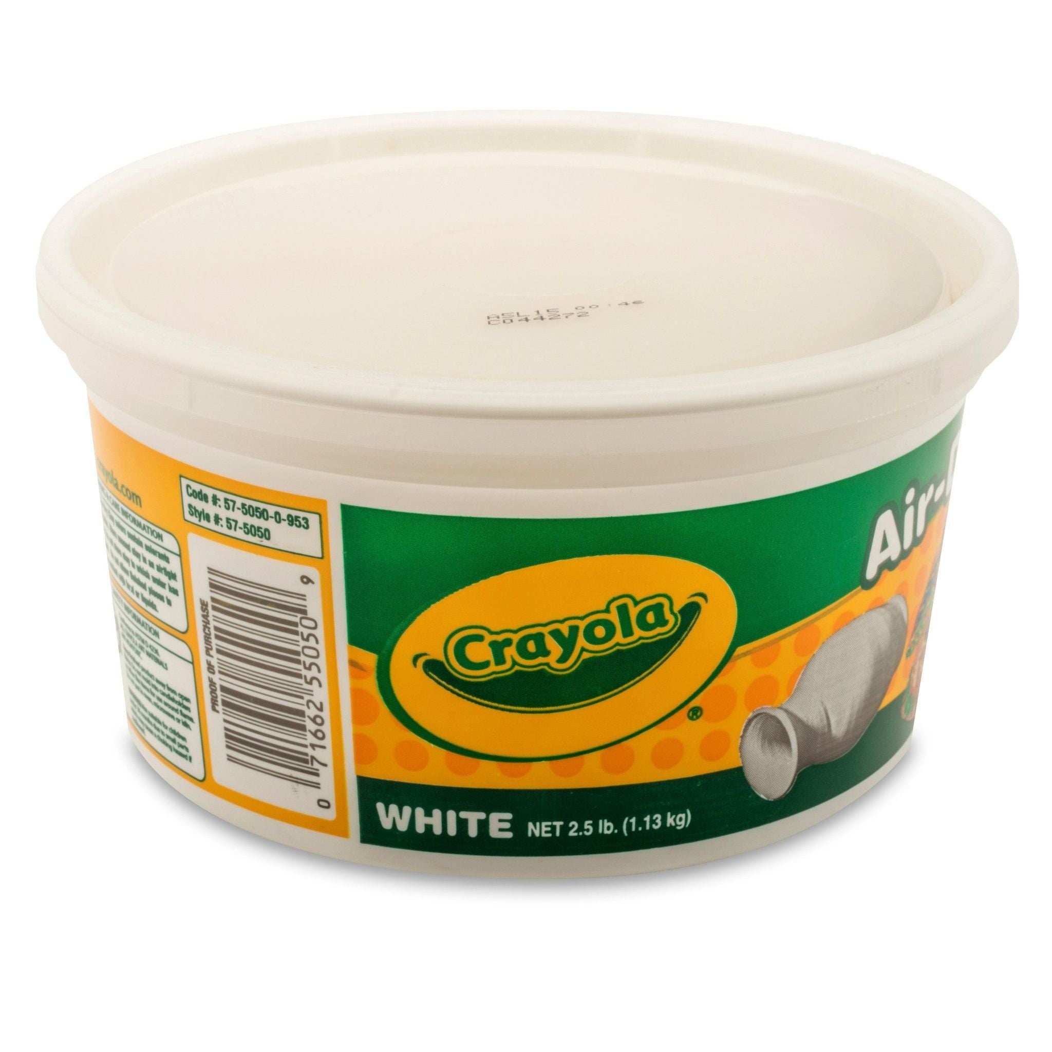 Crayola Air Dry Clay Bucket, White, Clay for Kids, Arts & Crafts, School Supplies, Teacher Supplies