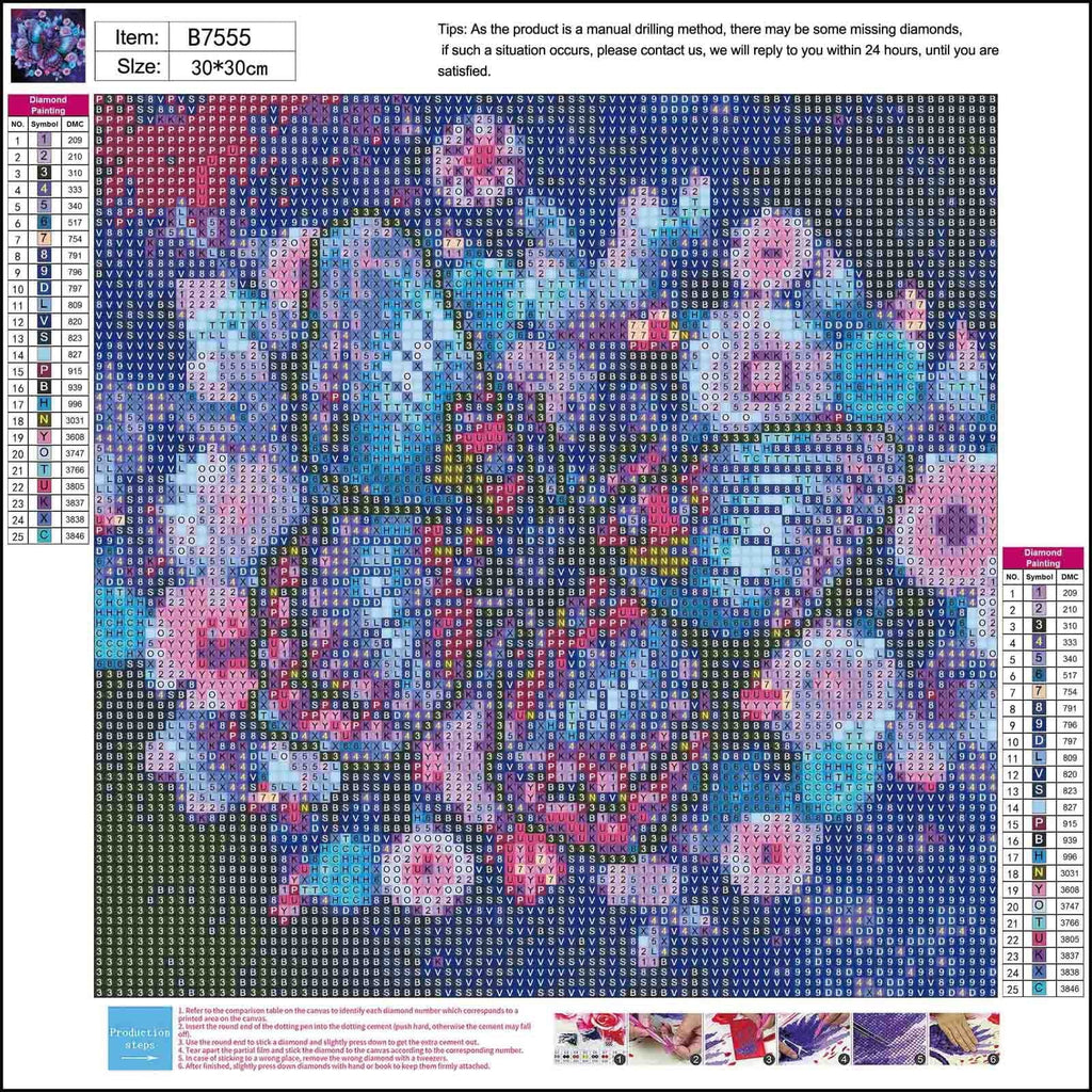 Butterfly Diamond Art Kits for Adults Beginners 5D Full Drill Round Purple Flowers Diamond Art for Home Decor 11.8x11.8 inch