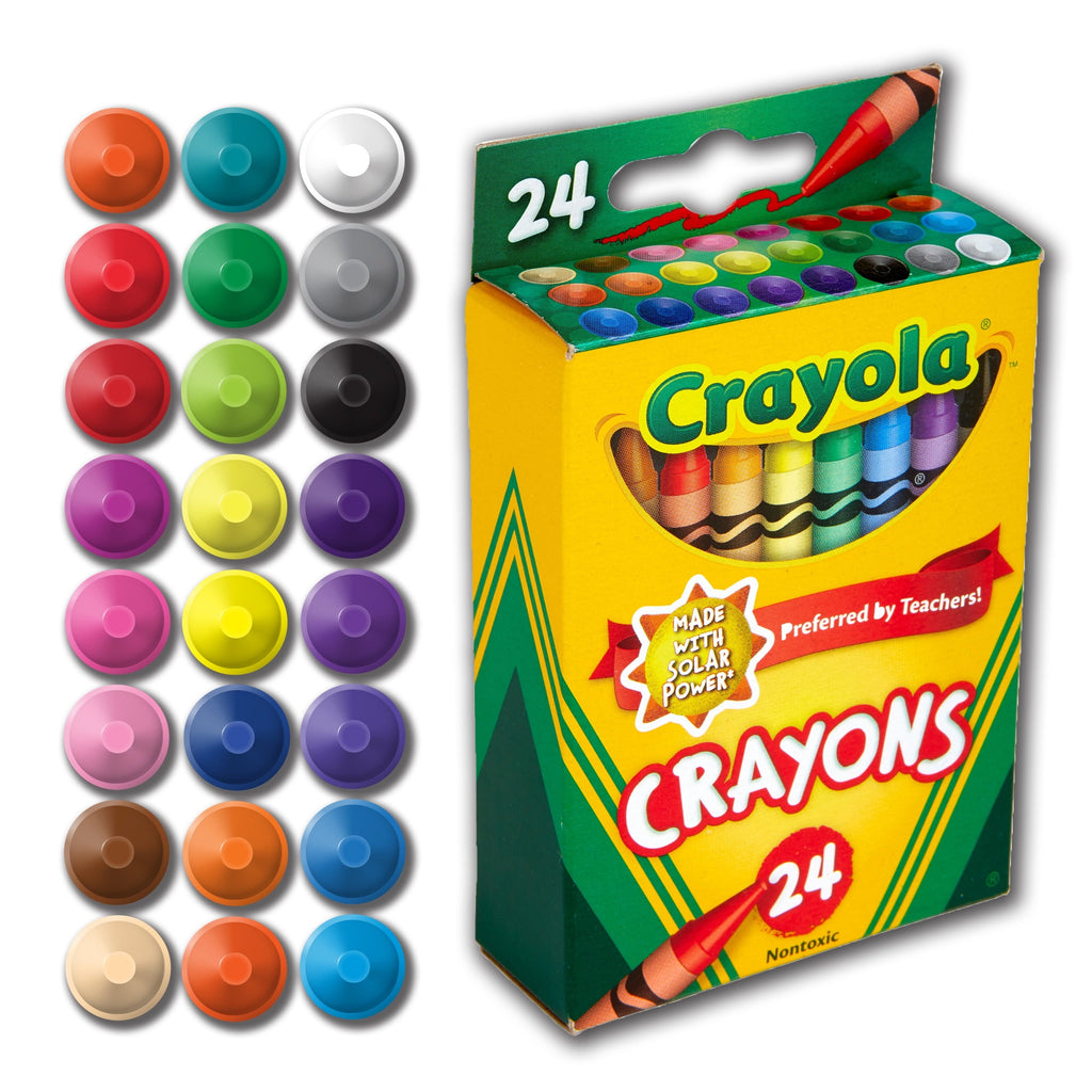 Crayola Crayons, 24 Count, Back to School Supplies, Classroom Must Haves for Teachers, Classic Colors, Gifts, 3+