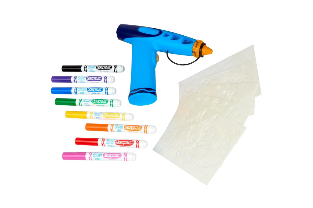 Crayola Marker Airbrush Spray Art Kit, Holiday & Christmas Gift for Kids, DIY Art Set, Creative Toys for Boys & Girls, 6 & Up