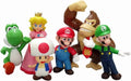 6 Pcs Mini Mario Toys - Mario Toys Action Figures, Mario Brothers Figures Collection Playset, 1.2 "- 2.4 " Tall