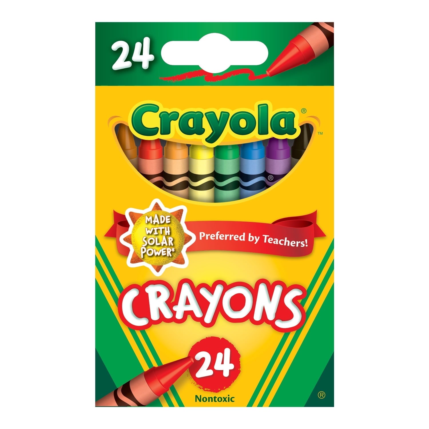 Crayola Crayons, 24 Count, Back to School Supplies, Classroom Must Haves for Teachers, Classic Colors, Gifts, 3+