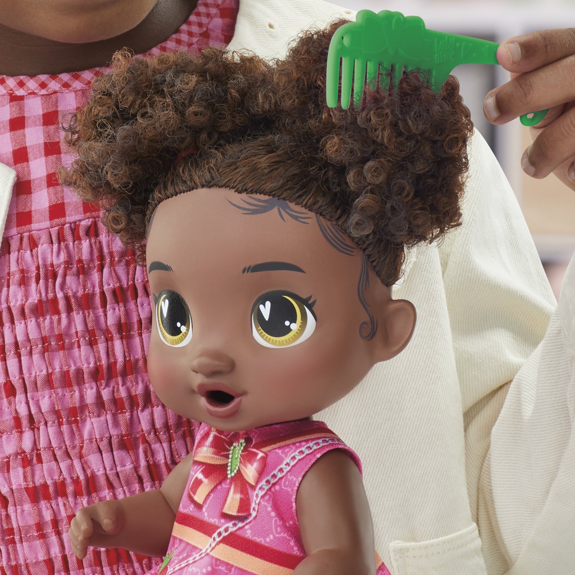 Baby Alive Bubbly Tea Party Berry Boo, Black Hair Baby Doll, Holiday Gifts for Girls & Boys 3 and up