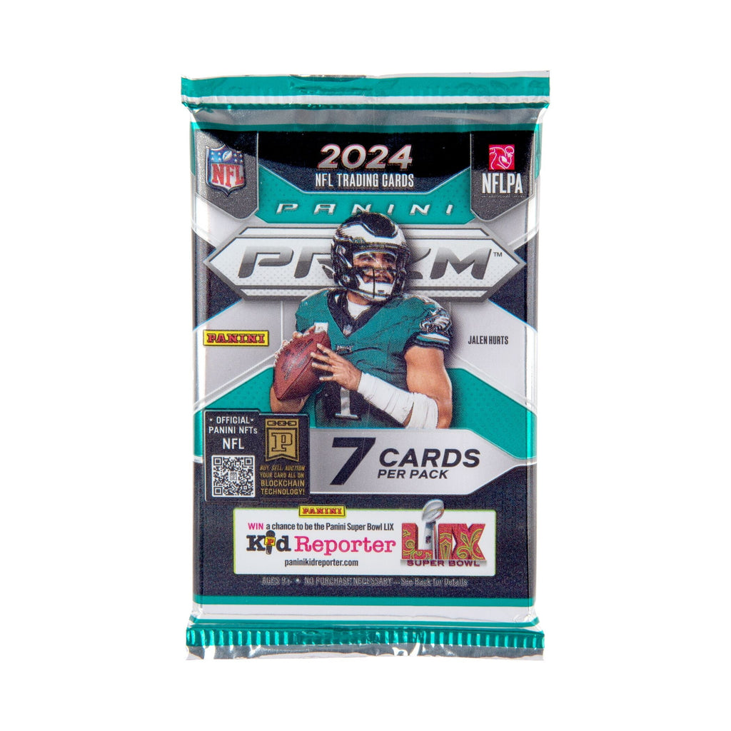 (2 pack) 2024 Panini Prizm Football Trading Cards Mega Box
