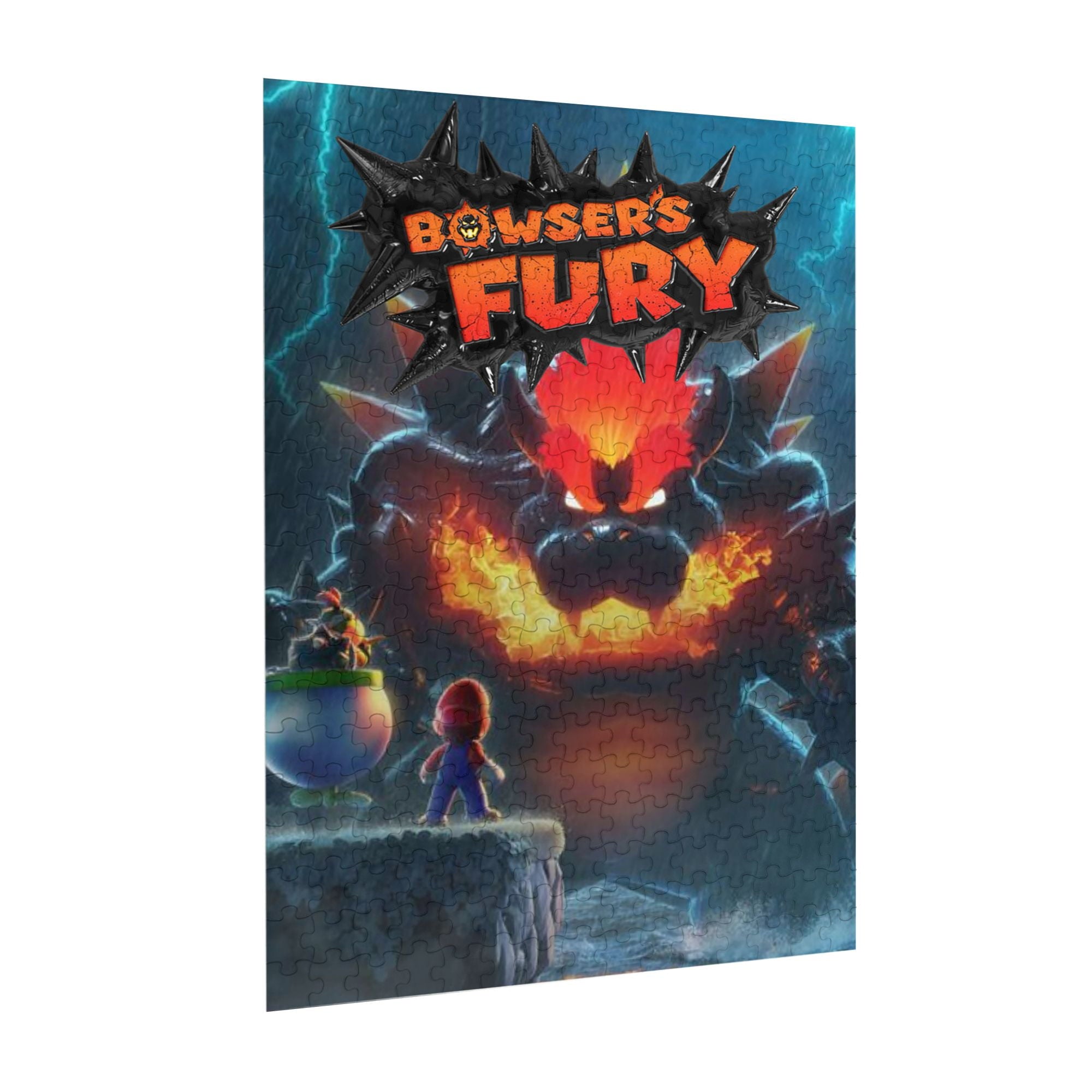 Bowser Fury Wooden Jigsaw Puzzle 300 Pieces Game For Adults Gift Toys Art Home Decor