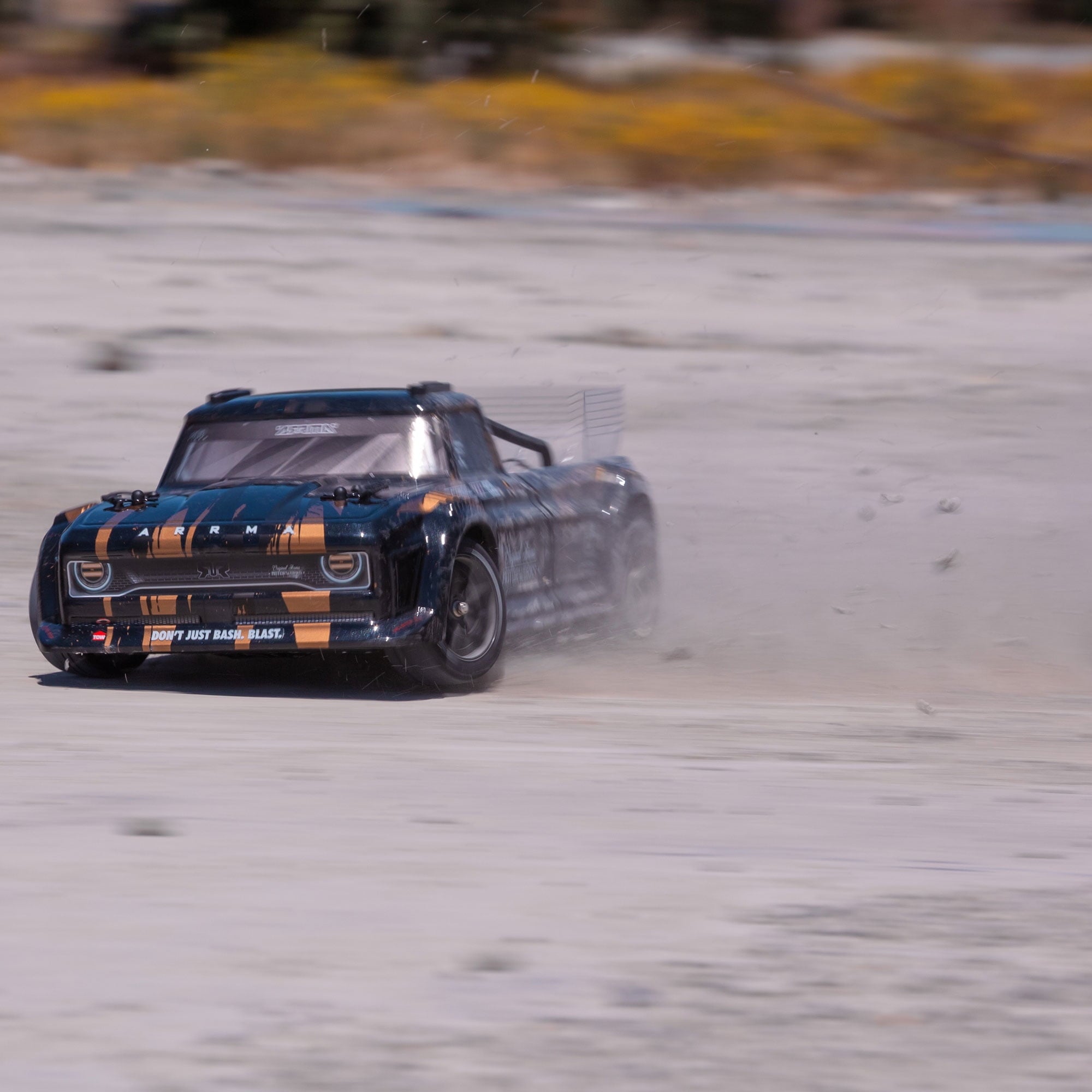 ARRMA RC Truck 1/8 INFRACTION 4X4 3S BLX 4 Wheel Drive All-Road Street Bash Resto-Mod Truck RTR Batteries and Charger Not Included Gold ARA4315V3T1 Trucks Electric RTR Other