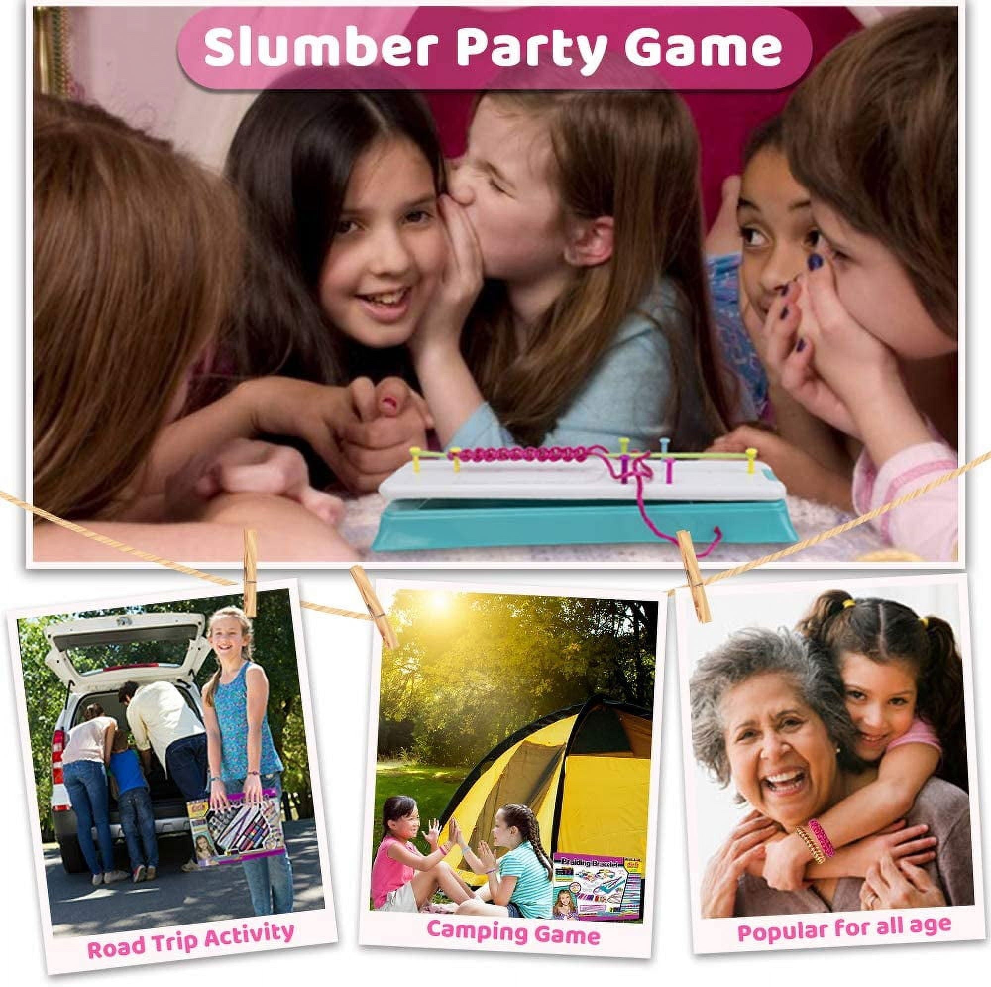 CandWuom Friendship Bracelets Making Kit for Girls, DIY Craft Kit Toys for Girls 8-12 Years Old Kids Favored Birthday School Gifts