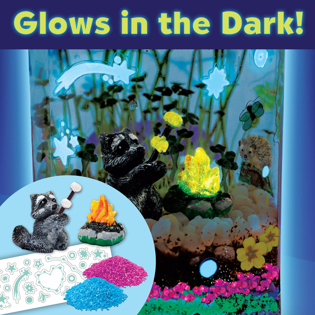 Creativity for Kids Grow 'N Glow Capybara Terrarium Kit for Kids - Educational Science Kits Ages 6-8+, Kids Gifts for Boys and Girls, Craft and STEM Projects