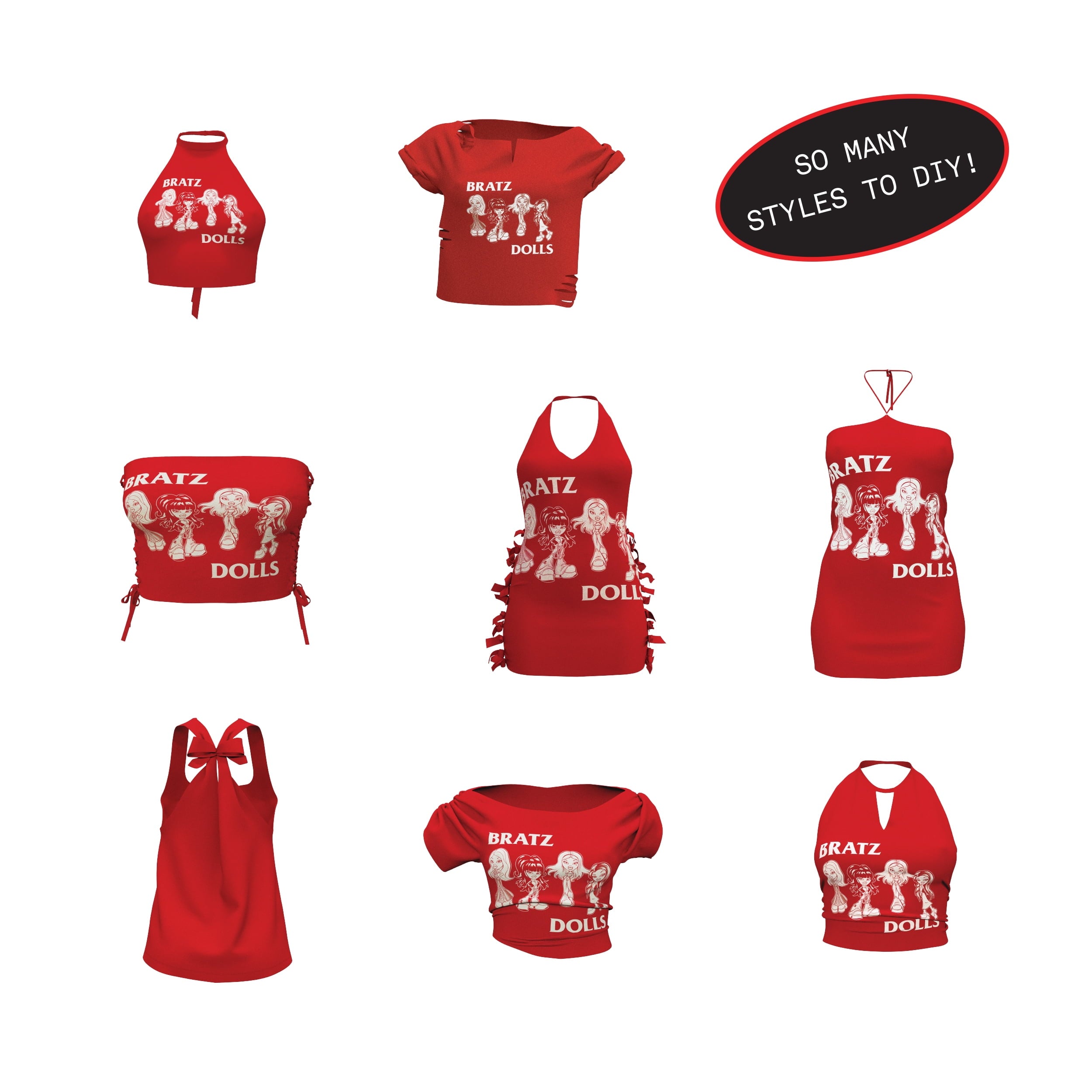 Bratz Stylin' Jade Fashion Doll with Customizable T-Shirt for You and Accessories