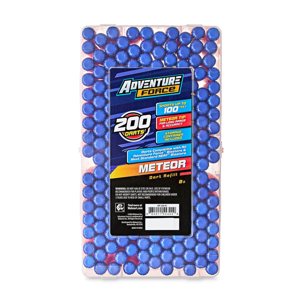 AF Meteor Darts Refill, 200 pack, Indoor/Outdoor, Compatible with All AF and Most Nerf Blasters