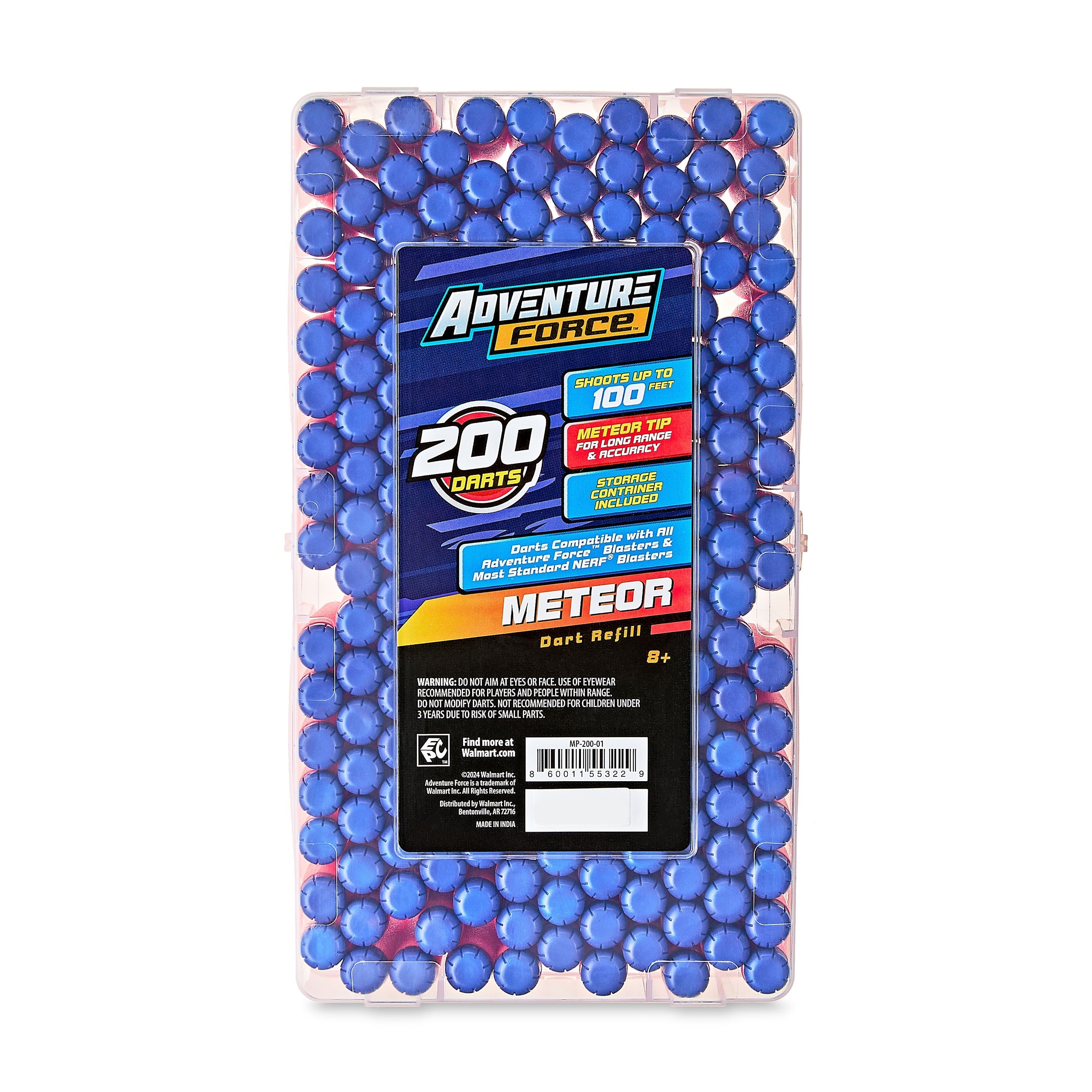 AF Meteor Darts Refill, 200 pack, Indoor/Outdoor, Compatible with All AF and Most Nerf Blasters