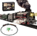 Adofi Electric Train Set, Battery-Powered Locomotive, Christmas Toys for 3-8 Years Old