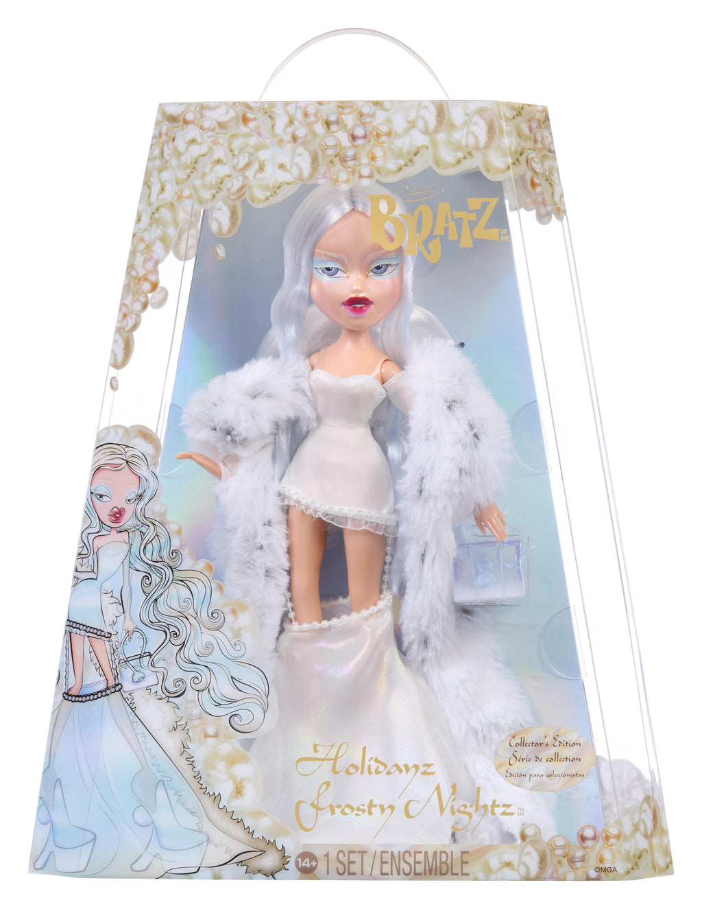Bratz 2025 Holidayz Frosty Nightz Cloe Collector Doll with Premium Fashions and Accessories