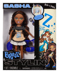 Bratz Stylin' Sasha Fashion Doll with Customizable T-Shirt for You and Accessories
