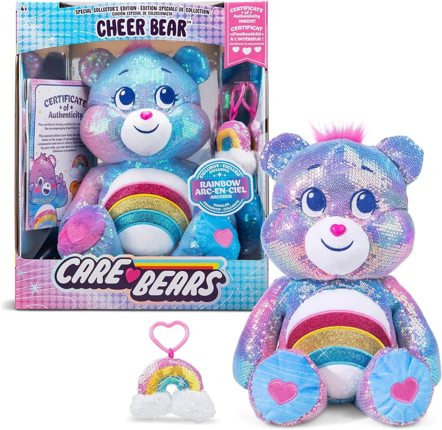 Care Bears Special Collector Edition Cheer Bear Plush (Sequin)