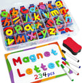 Coogam Magnet Letters Sets for 3 Years Old- 234 Pcs Alphabet with Magnetic Board Pen and Box