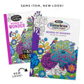 Cra-Z-Art: Timeless Creations, Words of Wonder New Adult Coloring Book, 64 Pages