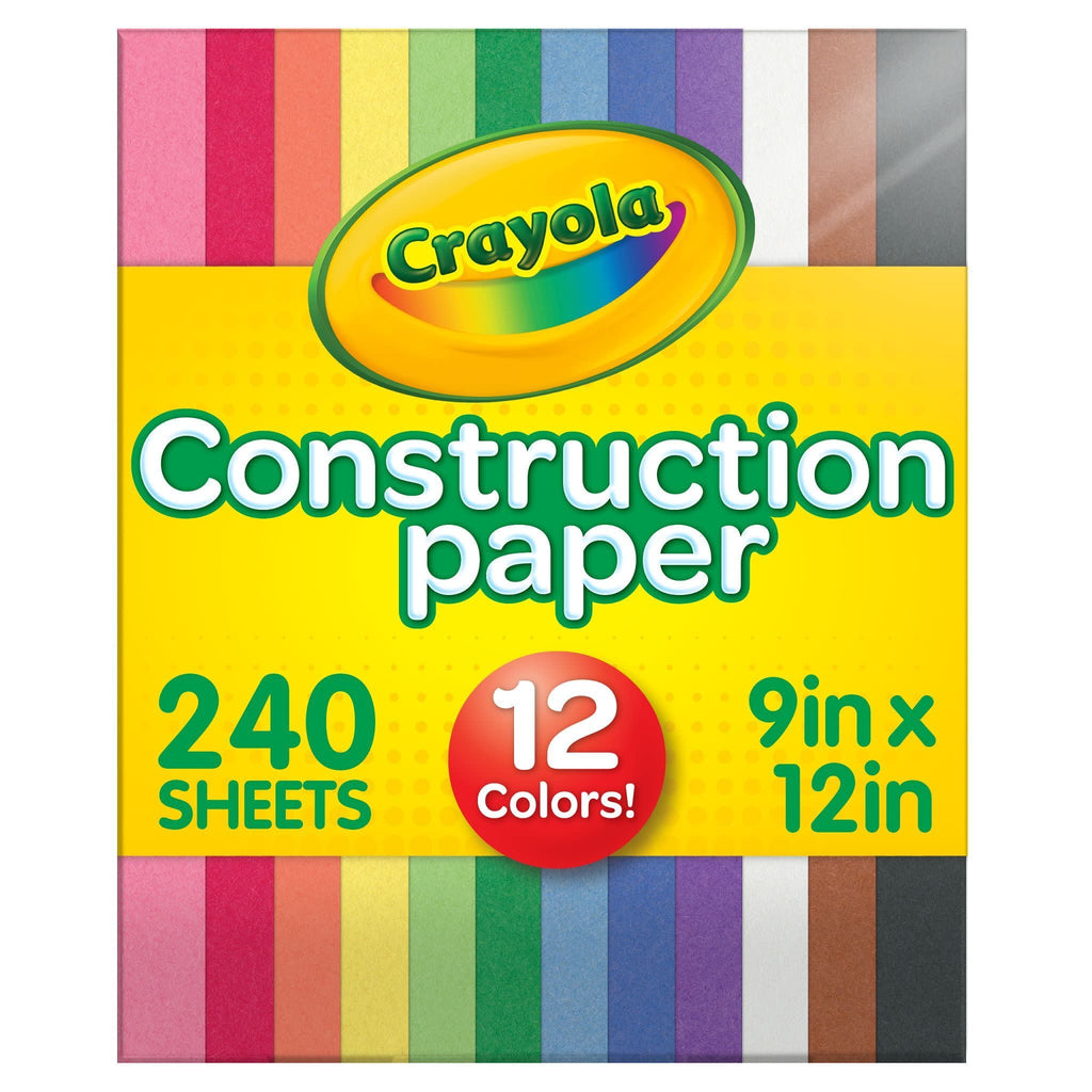 Crayola Construction Paper, 9in x 12in