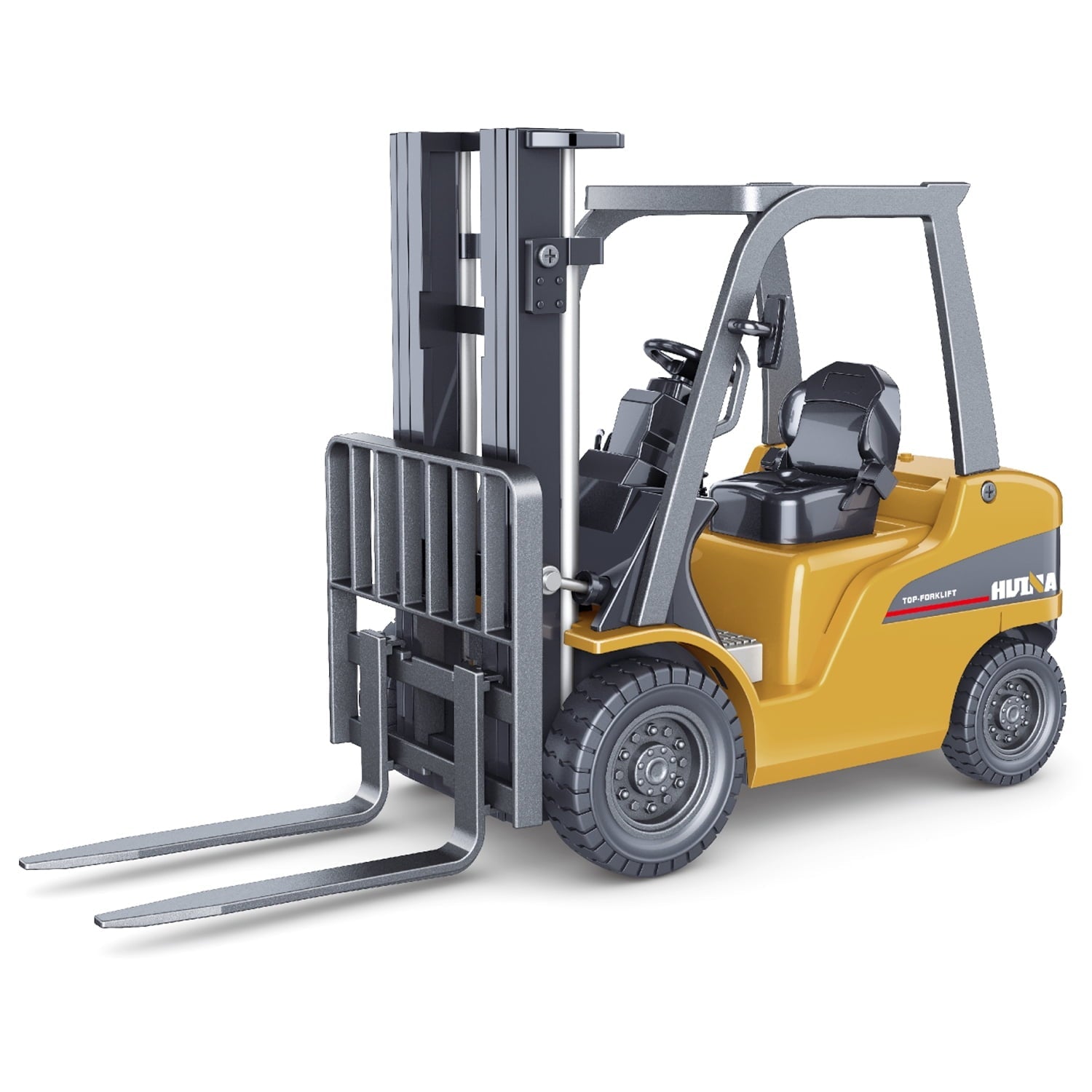 Die-cast Forklift Truck Toys, 1/50 Scale Metal Engineering Vehicle Fork Truck, High Detail Construction Vehicles Model Forklift Decoration Toy Gift for Kids