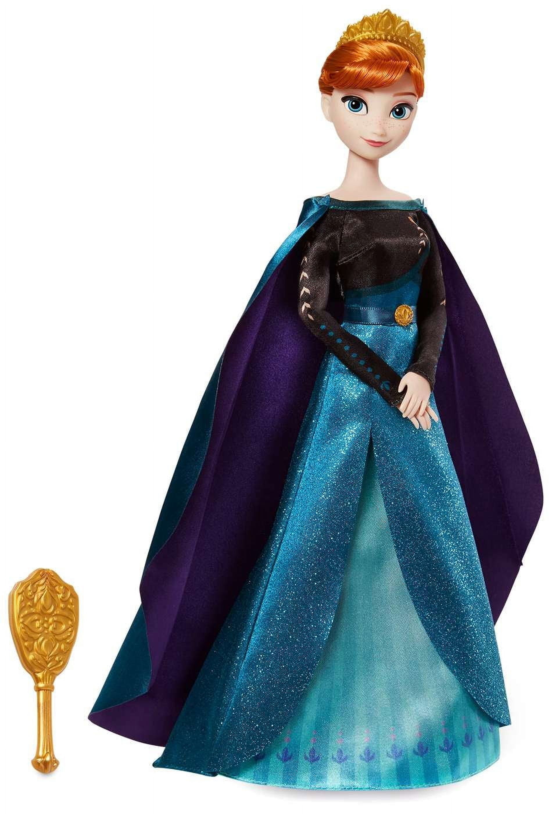 Disney Classic Doll Anna 11.5'' H with Glittering Costume and Accessories