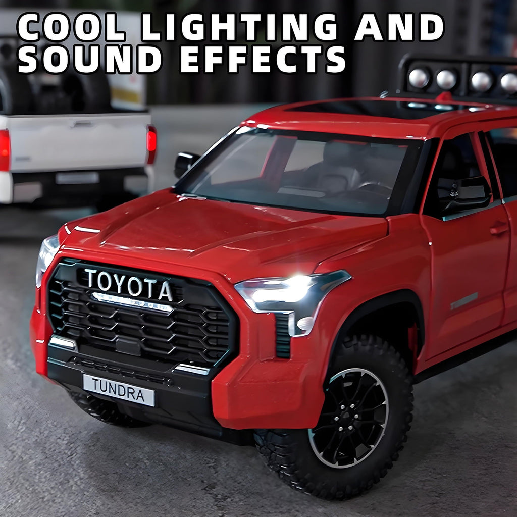 Anmyjuly 1/24 Scale Pickup Truck Toy Car Metal Die-Casting Model,Suitable for Boys as a Gift,Red