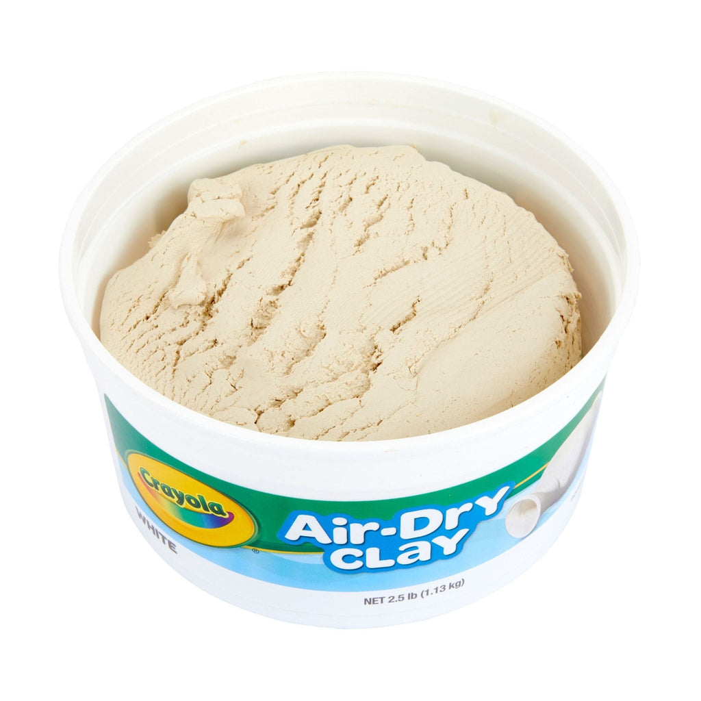 Crayola Air Dry Clay Bucket, White, Clay for Kids, Arts & Crafts, School Supplies, Teacher Supplies