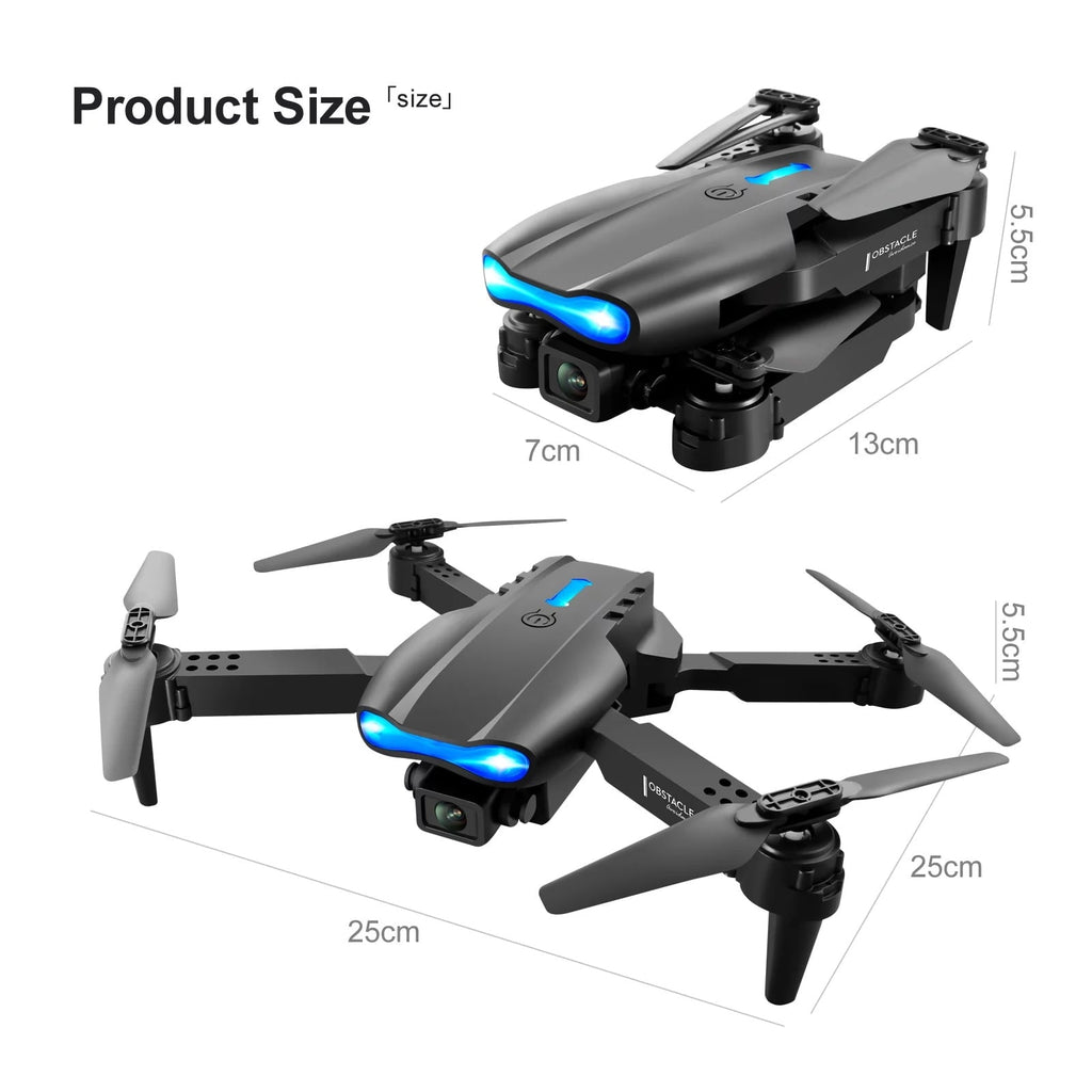 BEEPRINCESS Drone with 4K HD Dual Camera for Adults Kids, RC Quadcopter with 2 Modular 1800mAh Batteries for 30 Mins Long Flight