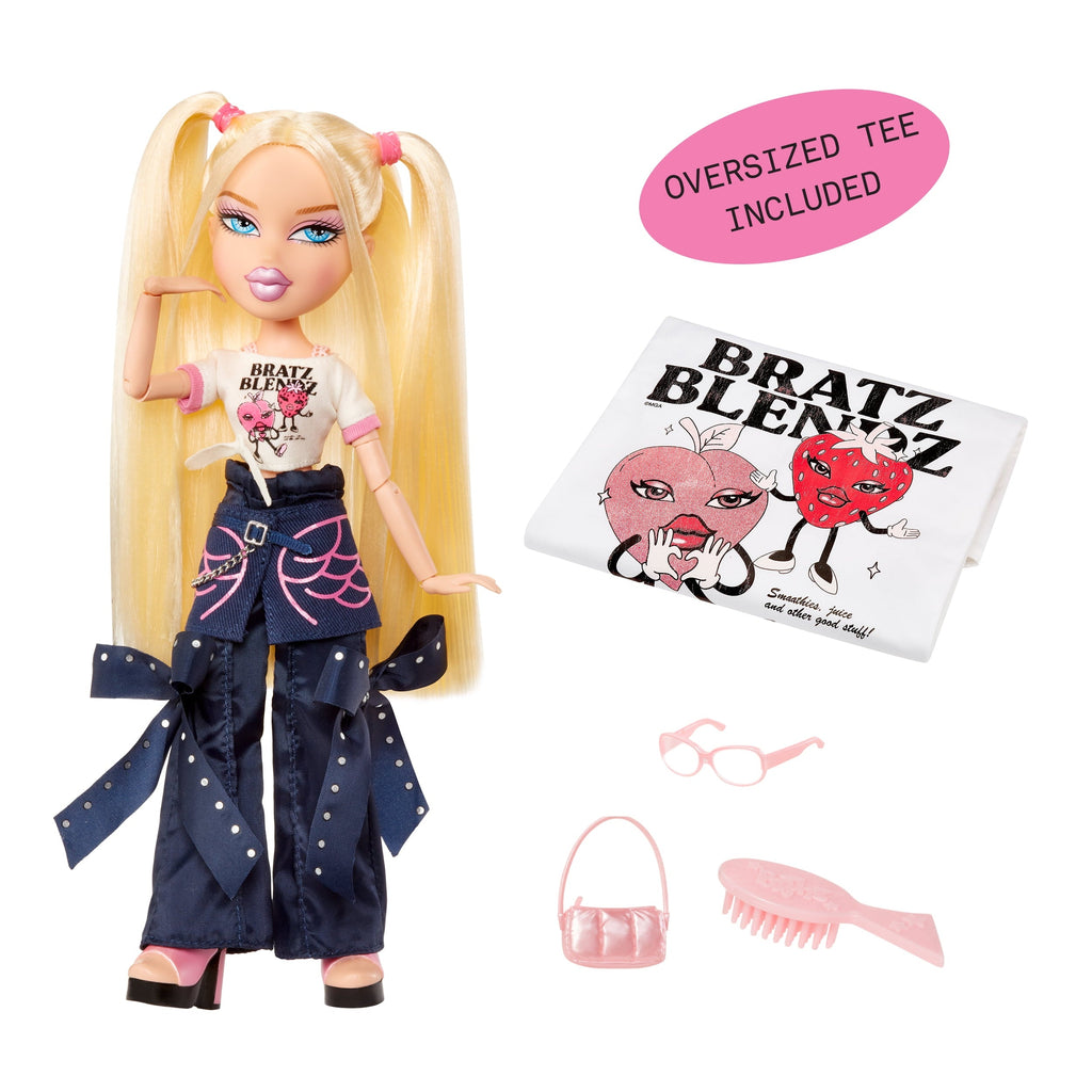 Bratz Stylin' Cloe Fashion Doll with Customizable T-Shirt for You and Accessories