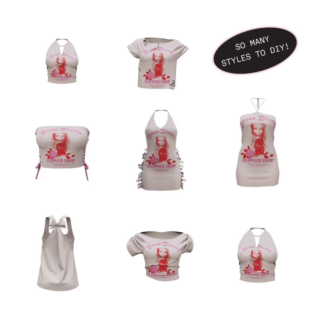 Bratz Stylin' Yasmin Fashion Doll with Customizable T-Shirt for You and Accessories