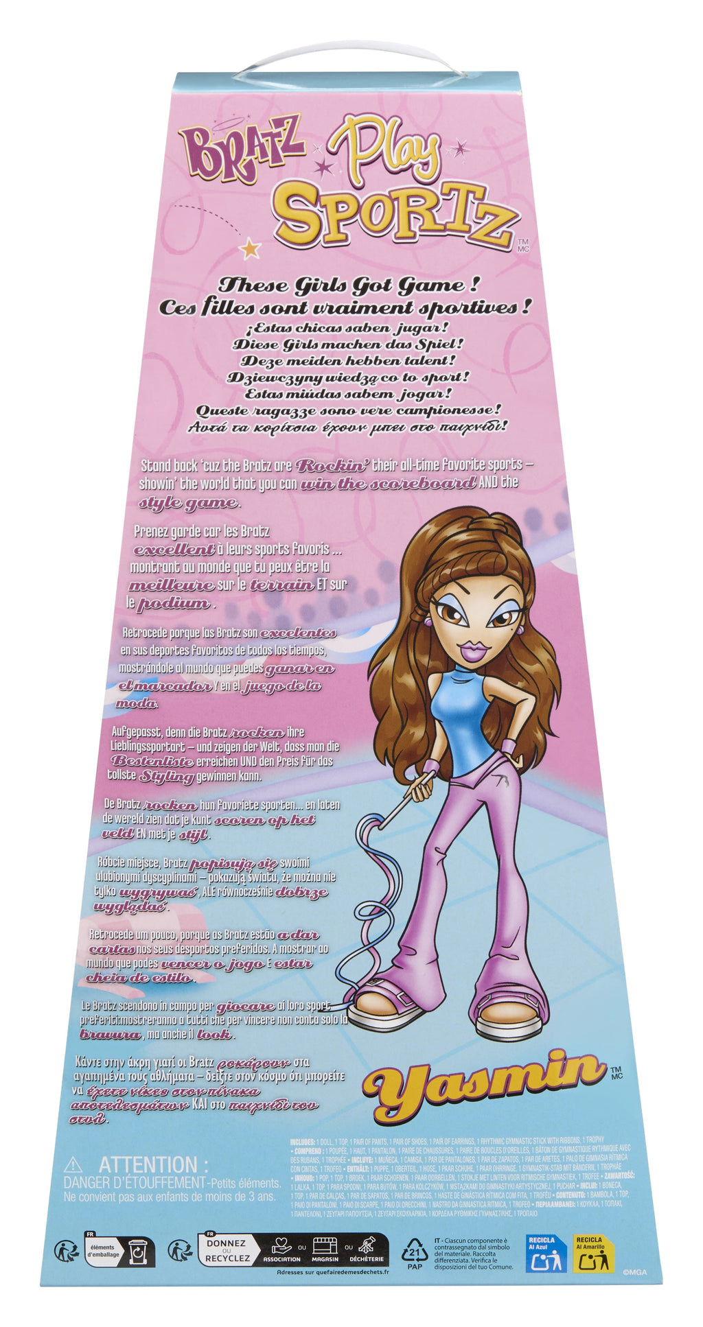 Bratz Play Sportz Fashion Doll – Yasmin